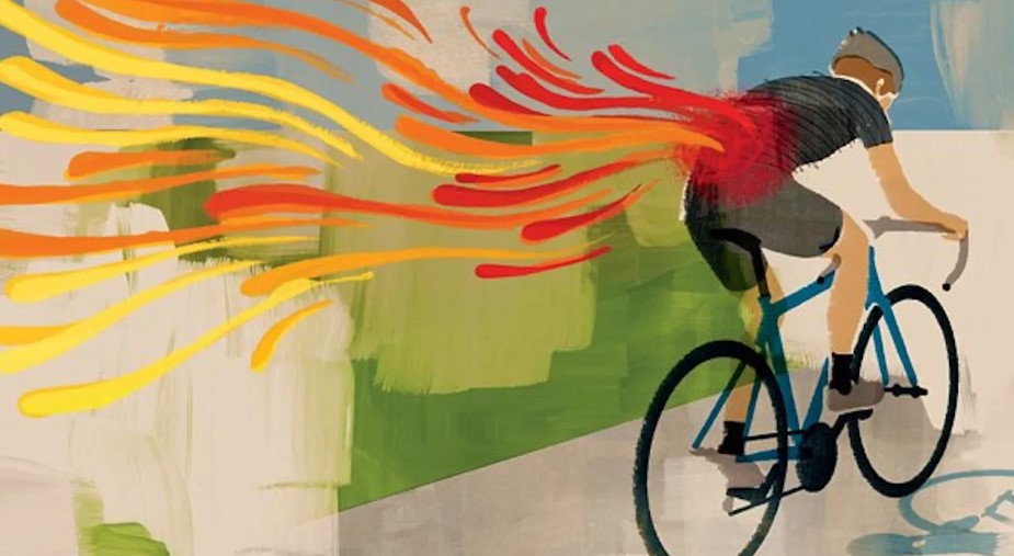 BMX biking burns more calories than trail biking